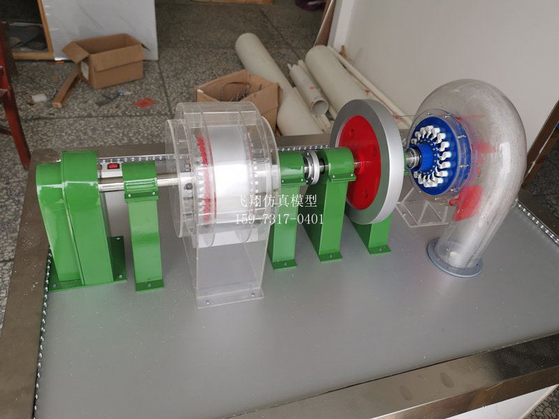 臥式水輪機(jī)機(jī)組模型
