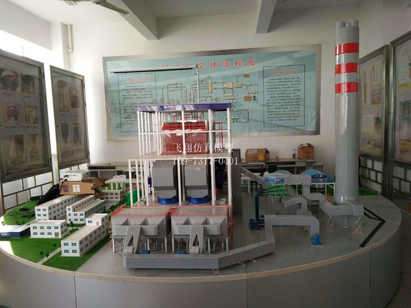 火力發(fā)電廠沙盤模型