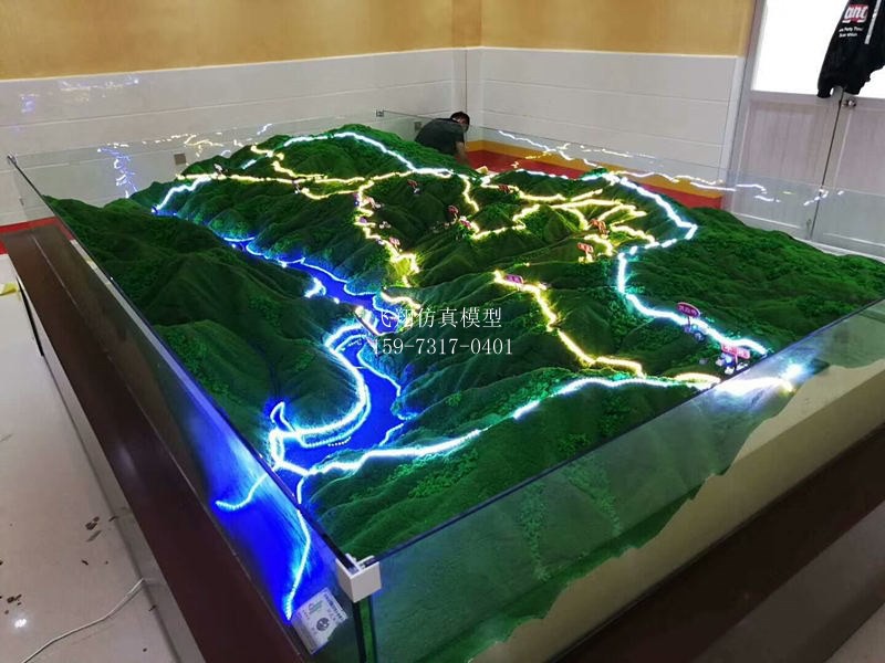 地形沙盤模型