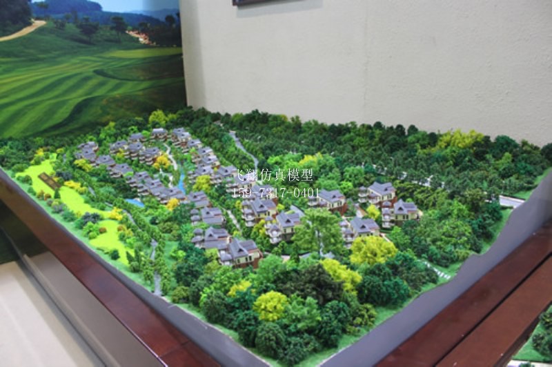 古建筑旅游沙盤模型