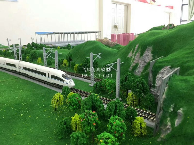 鐵道沙盤地形模型