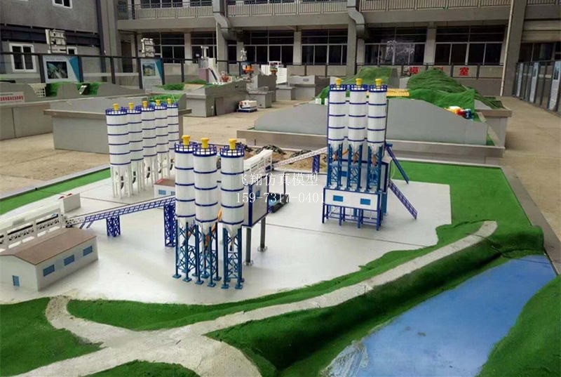 大型攪拌站模型