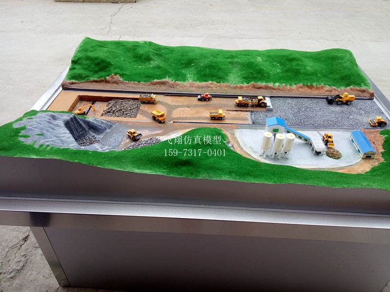 工程施工現(xiàn)場模型