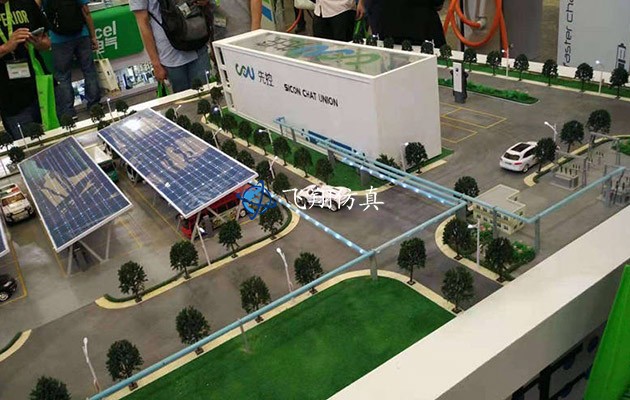 光伏發(fā)電沙盤(pán)布局