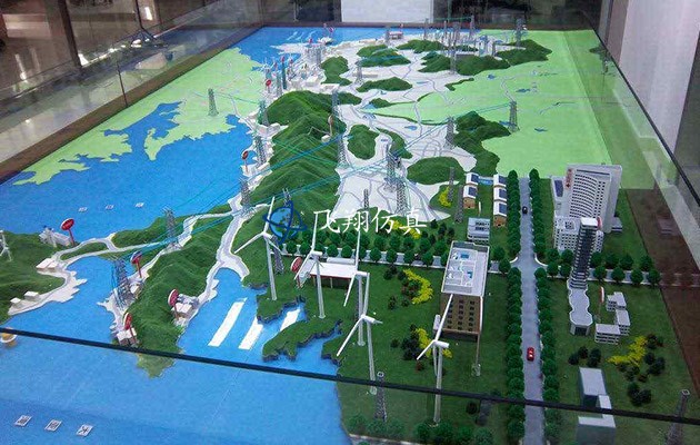 輸電電網(wǎng)沙盤(pán)模型